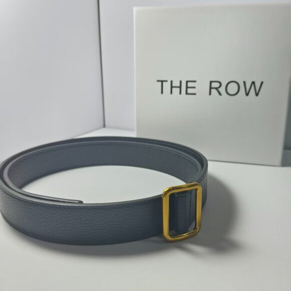 The Row Women's Black Leather Belt - Picture 3 of 7